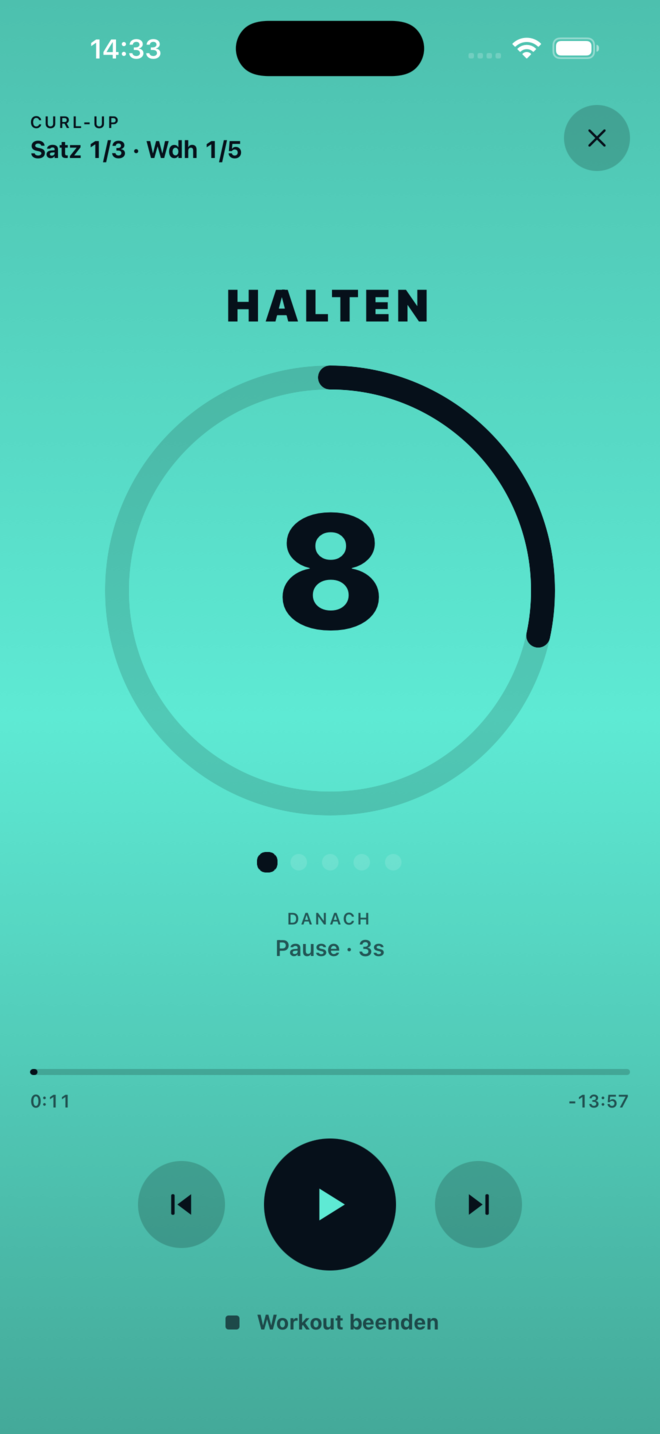 Big 3 Timer-Screen